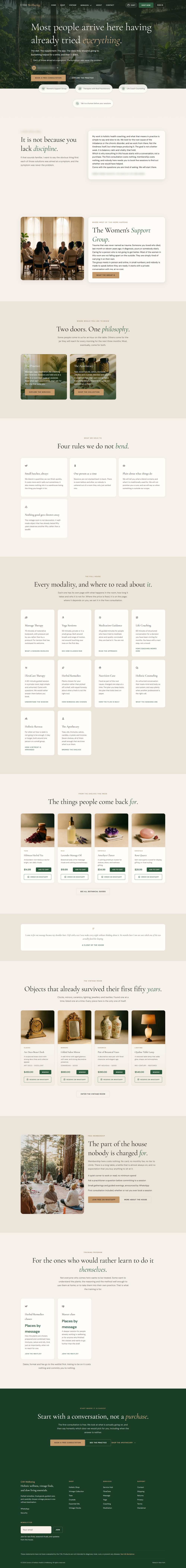 Site da CHH Wellbeing